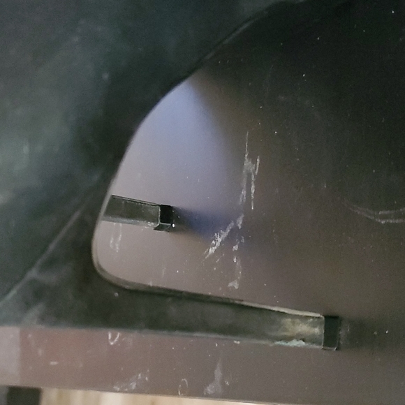 Black suede like Aldo heels - Picture 3 of 5